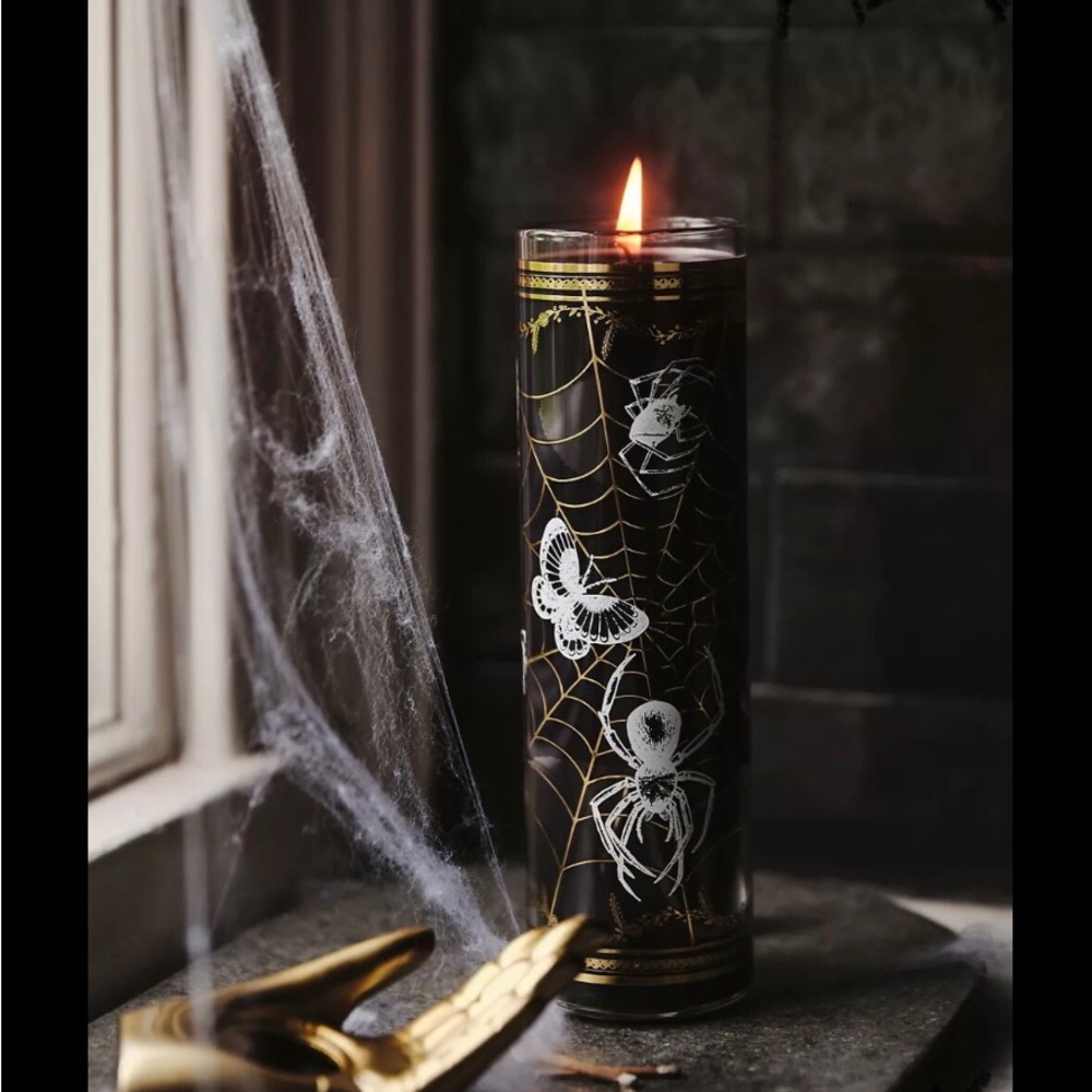 Florence Balducci for Anthropologie Woody Violet Cypress Glass Candle